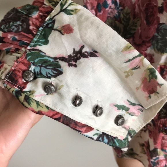 Aratta Silent Journey Diana Tie Neck Top Floral - Picture 7 of 12